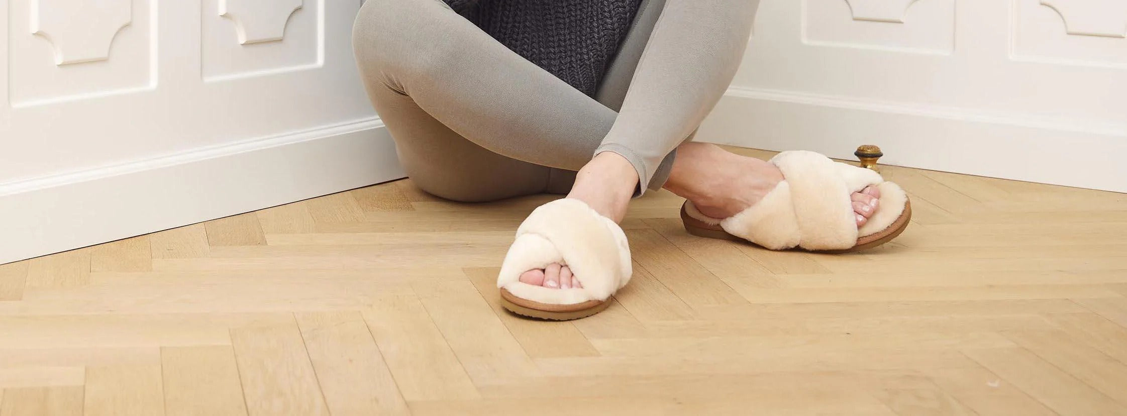 Schuhe & Slippers aus Fell