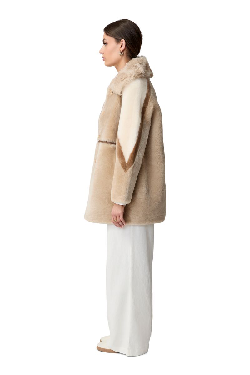 Anika Jacke | Doubleface Beige/Brun