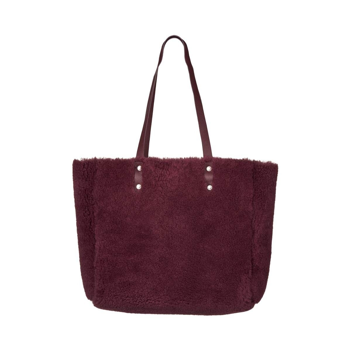 Aya Tasche | 100% Lammwolle Bordeaux