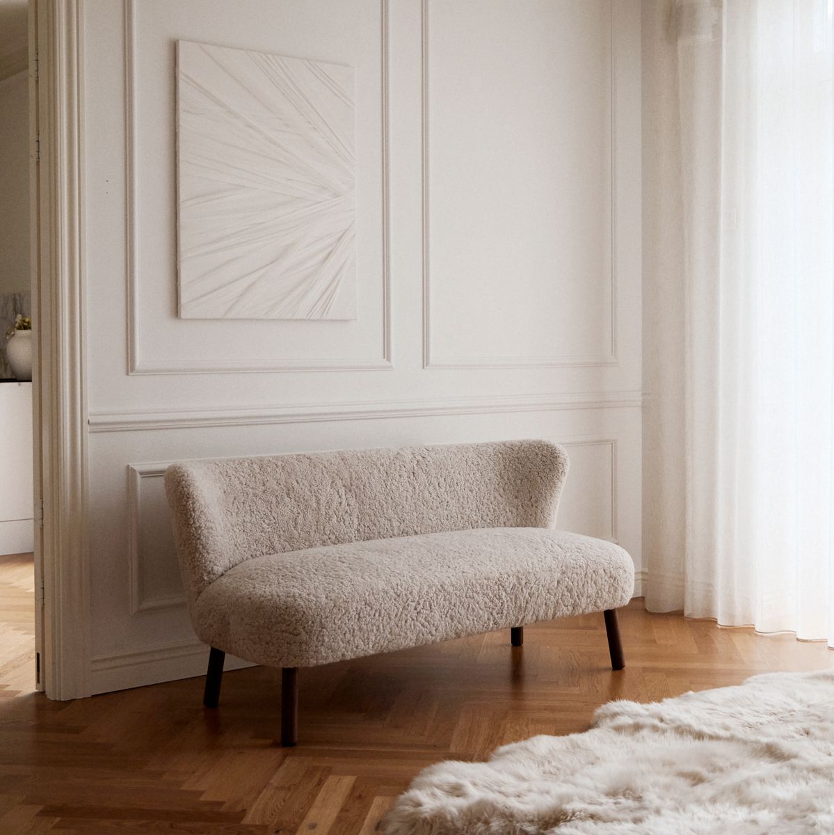 Emanuel 2-Sitzer Sofa | Zweisitzer | Design Möbel Anthrazit