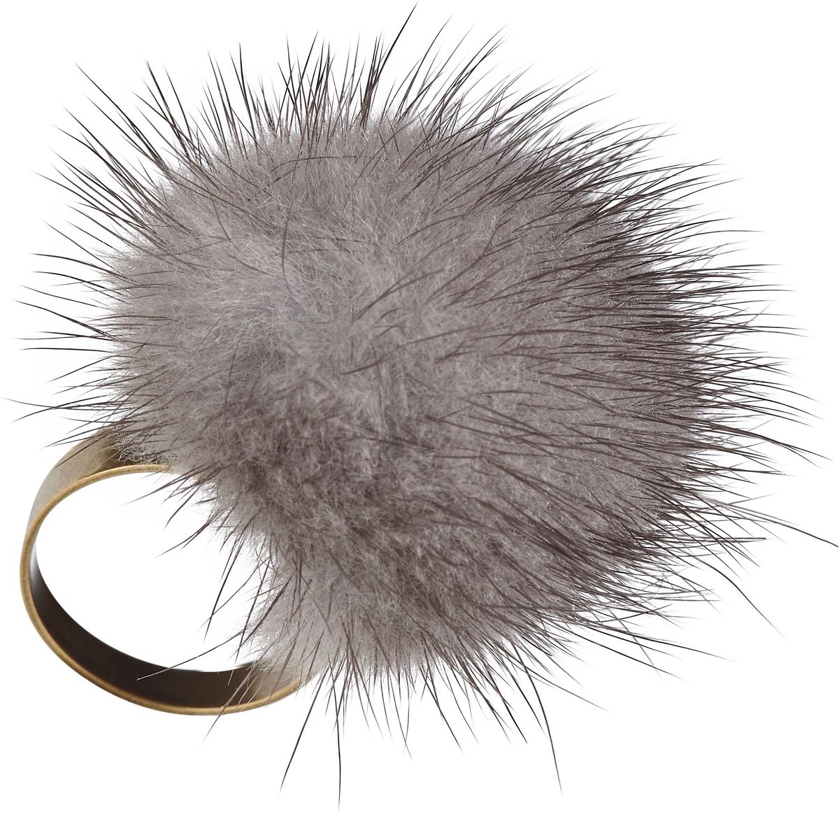 Pompon Ring | Nerz