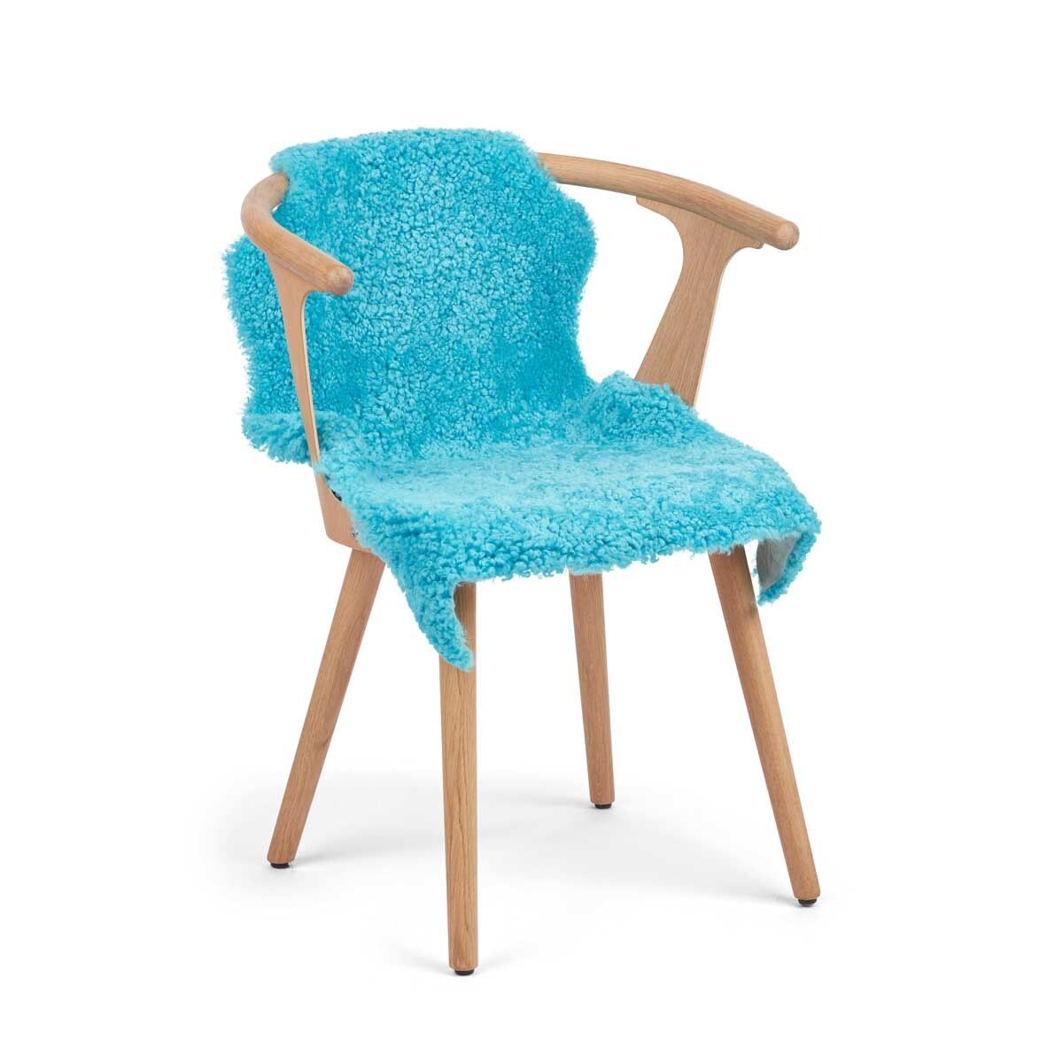 Lammfell | Kurzhaar | Neuseeland | 90x60 cm Korallen Türkis