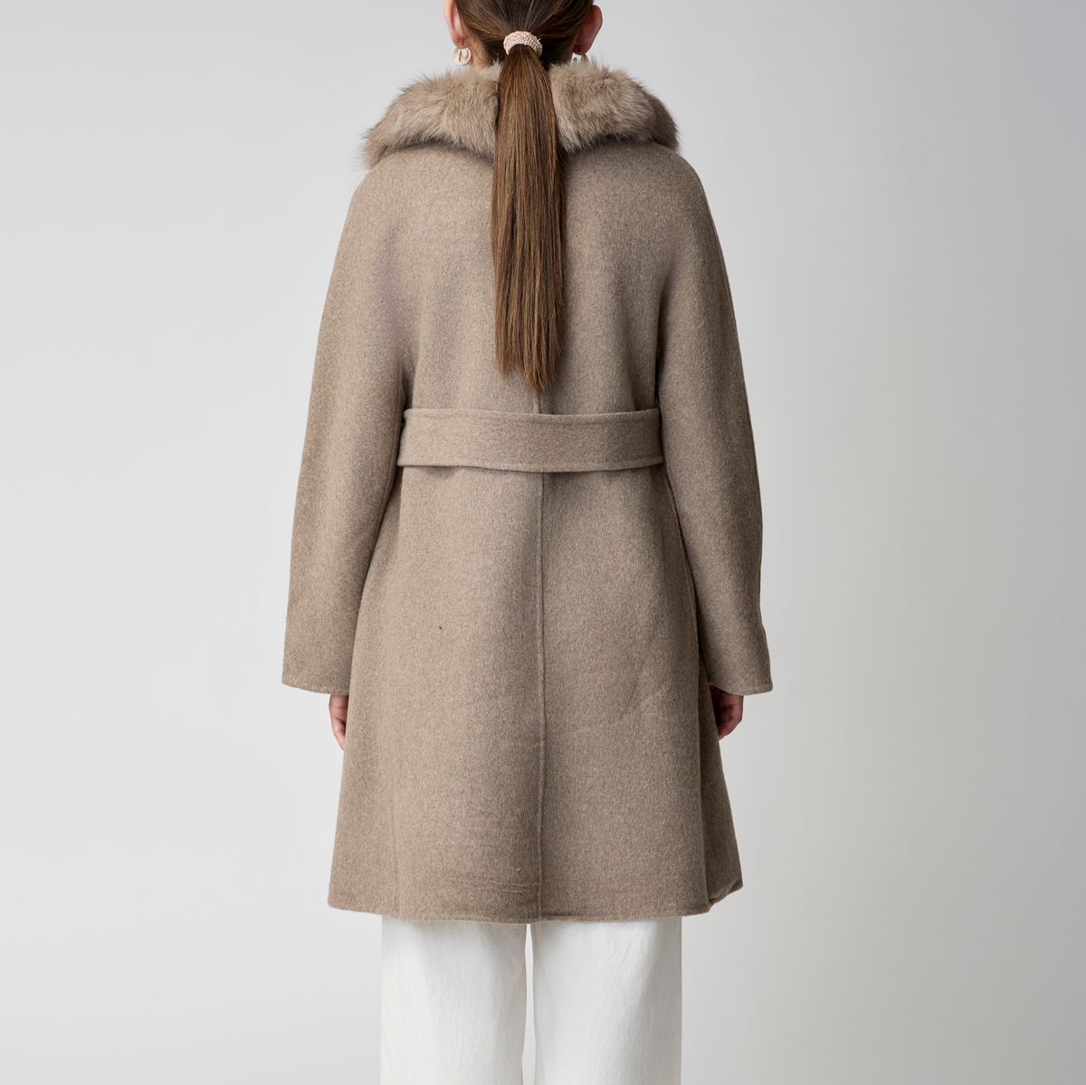 Lucia Mantel | Wolle, Fuchs Pink