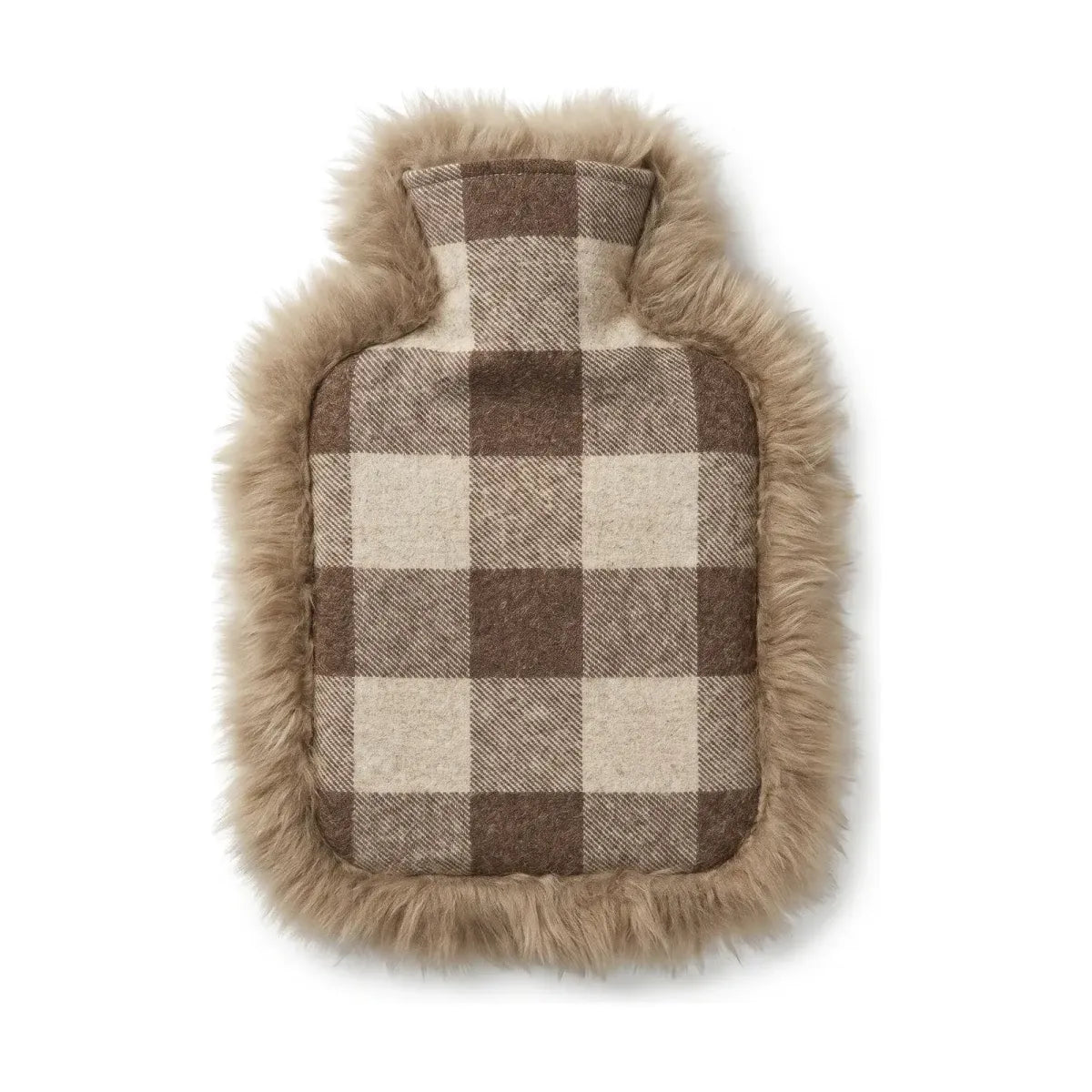 Wärmflasche | Lammfell, Wolle | 37x27 cm Rob Roy Natürlich/Taupe