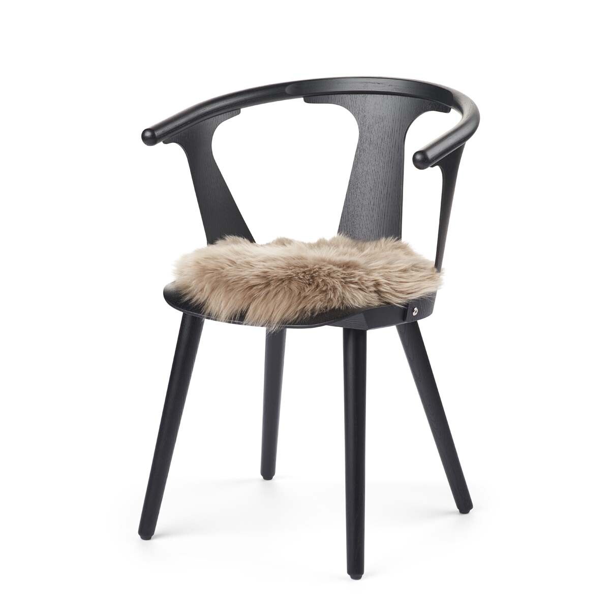 Lammfell Stuhlauflage | Langhaar | Neuseeland | D38 cm