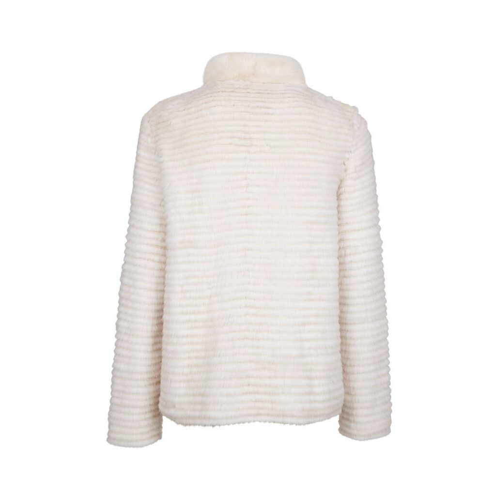 Lauren Jacke | Nerz Beige