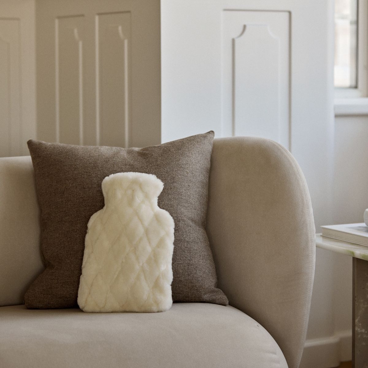 Leaf Wärmflasche | Neuseeland | Mokassin | 32x22 cm Kastanie