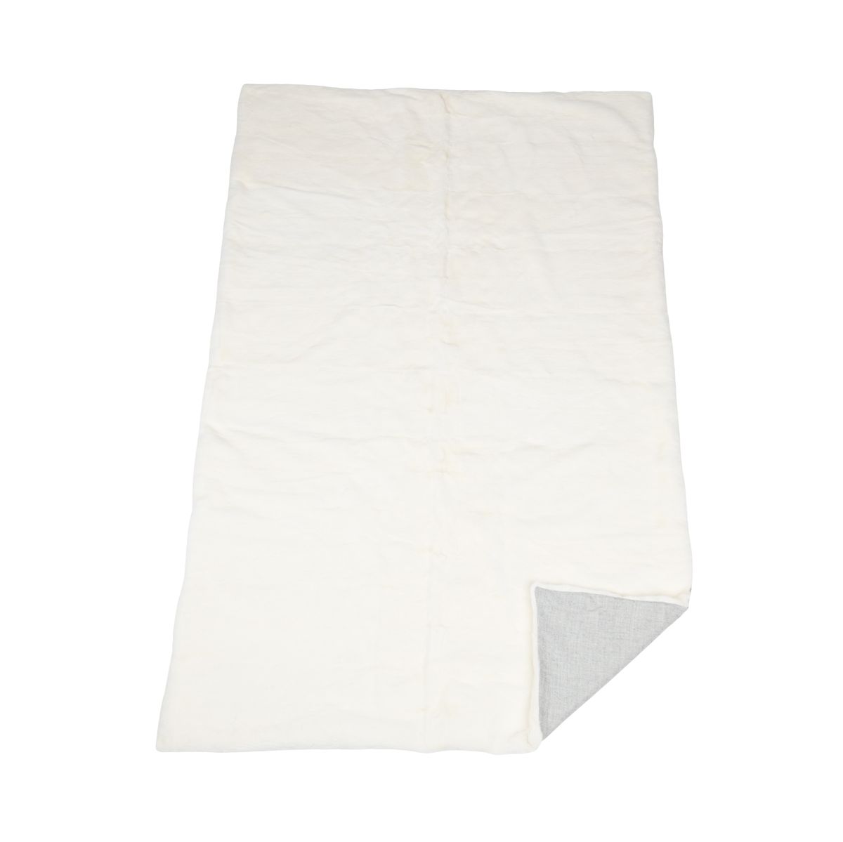 Nerzdecke | Kaschmirrückseite | Pearl | 122x180 cm