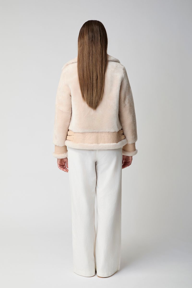 Annalon Jacke | Doubleface Beige