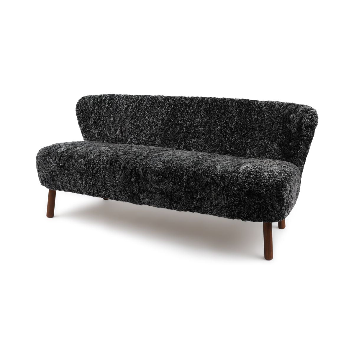 Emanuel 3-Sitzer Sofa | Dreisitzer | Design Möbel Anthrazit