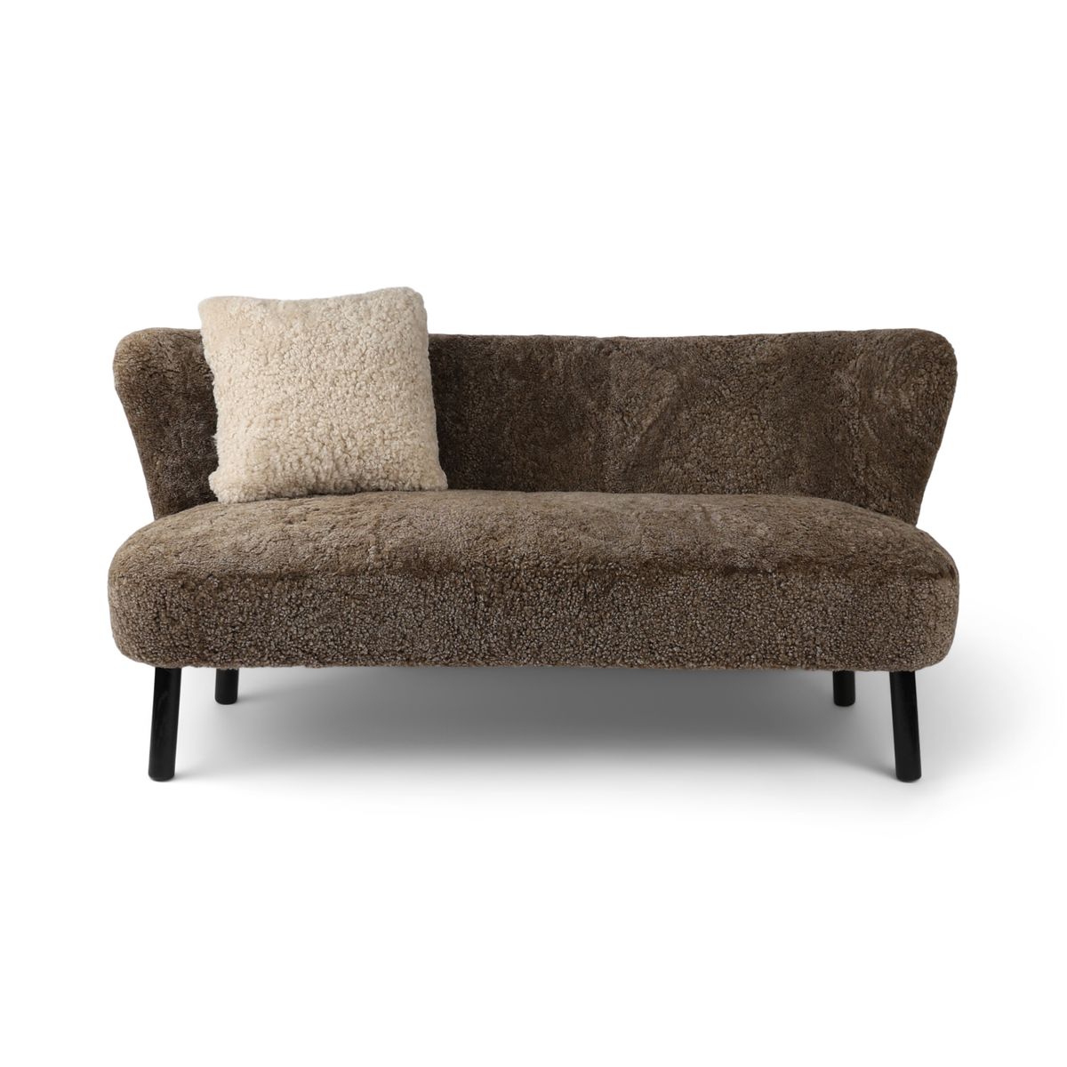 Emanuel 2-Sitzer Sofa | Zweisitzer | Design Möbel Taupe