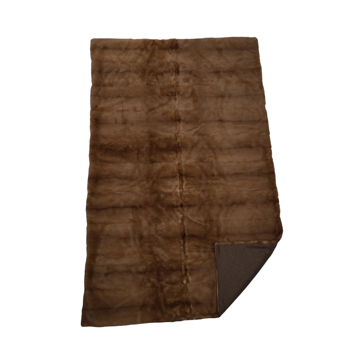 Nerzdecke | Kaschmirrückseite | Redglow | 195x125 cm