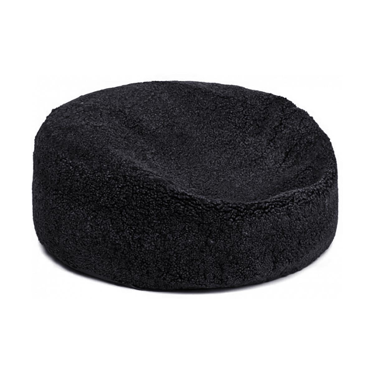Lammfell Sitzsack | Kurzhaar | Neuseeland Schwarz