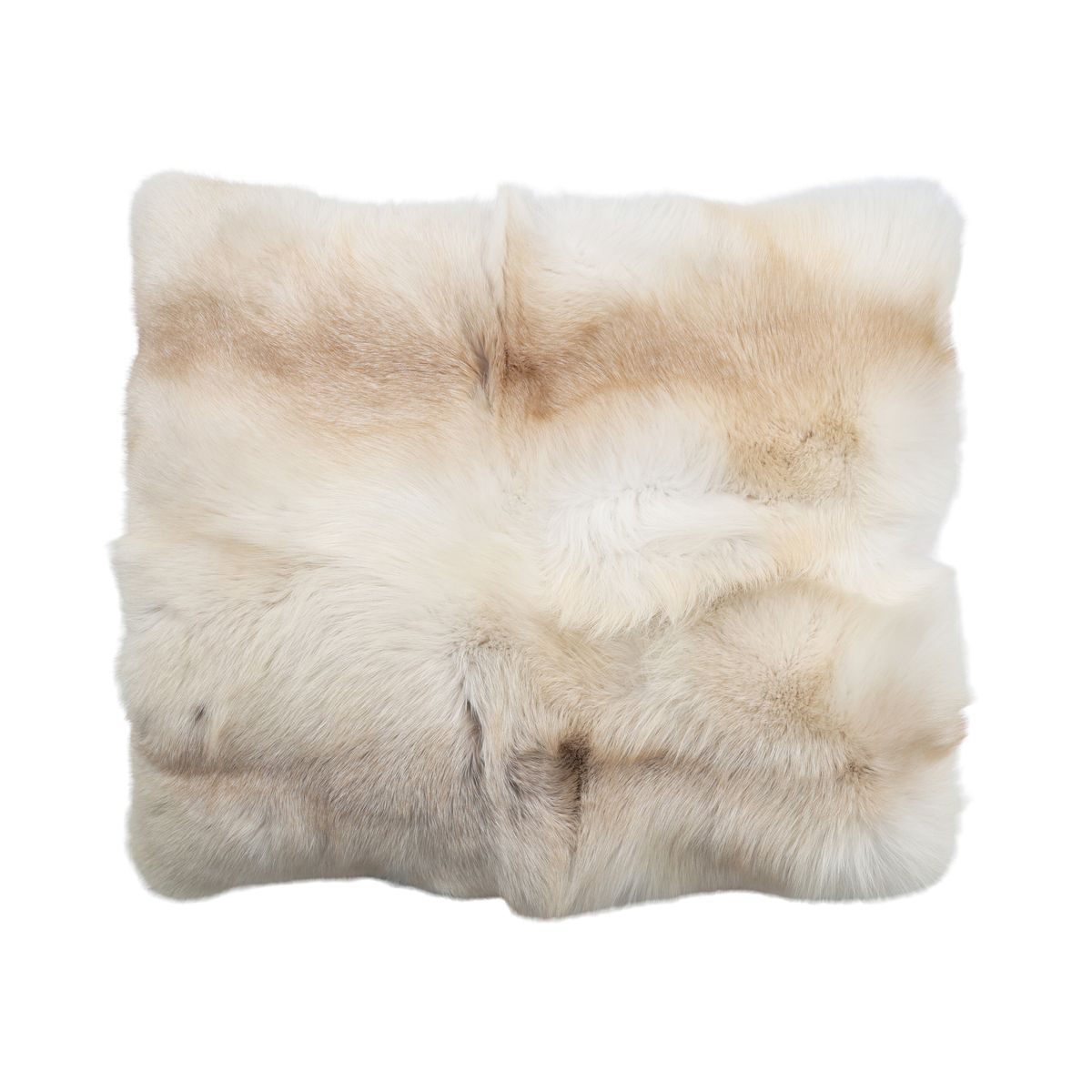 Premium Fuchskissen | Norwegen | Kaschmirrückseite | Light Gold | 65x65 cm