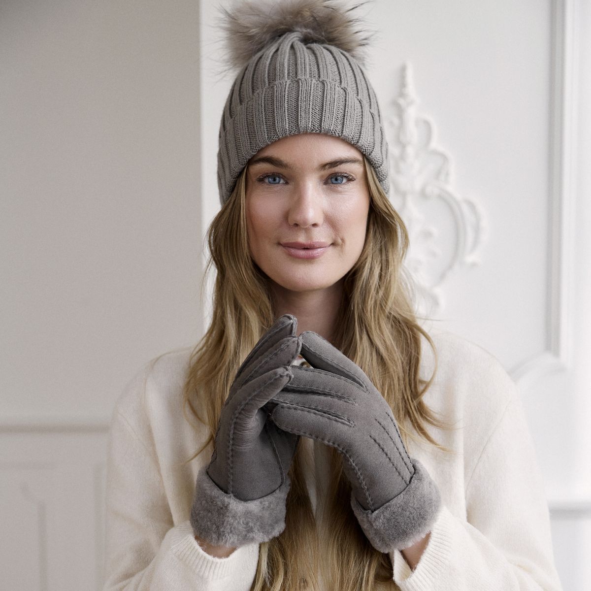 Kila Handschuhe | Wildleder  Schwarz