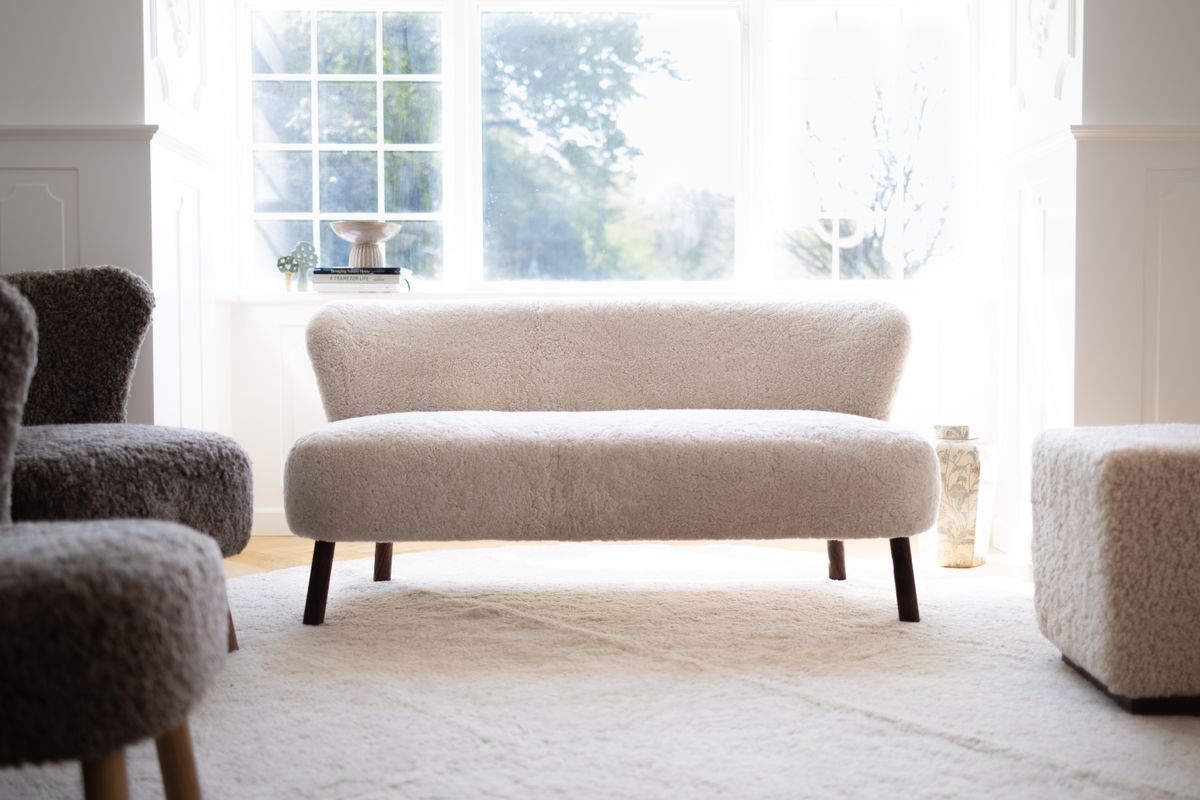 Emanuel 3-Sitzer Sofa | Dreisitzer | Design Möbel Beige
