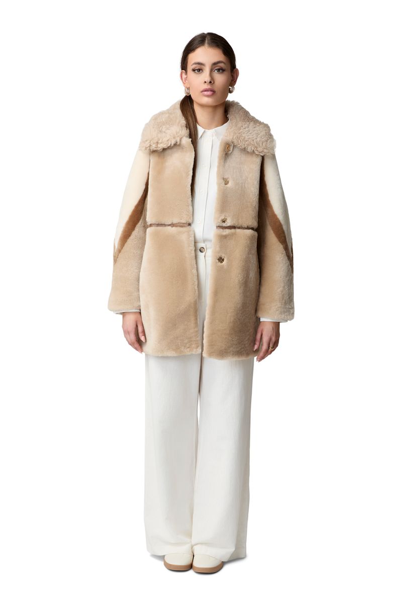 Anika Jacke | Doubleface Beige/Brun