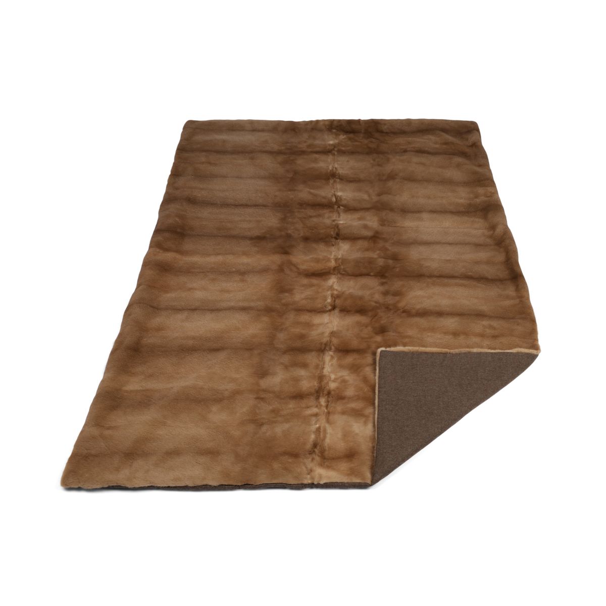 Nerzdecke | Kaschmirrückseite | Redglow | 200x125 cm