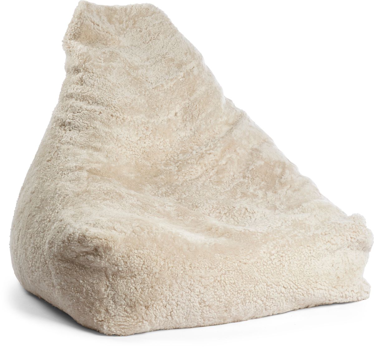 Lammfell Sitzsackstuhl | Kurzhaar | Neuseeland Beige