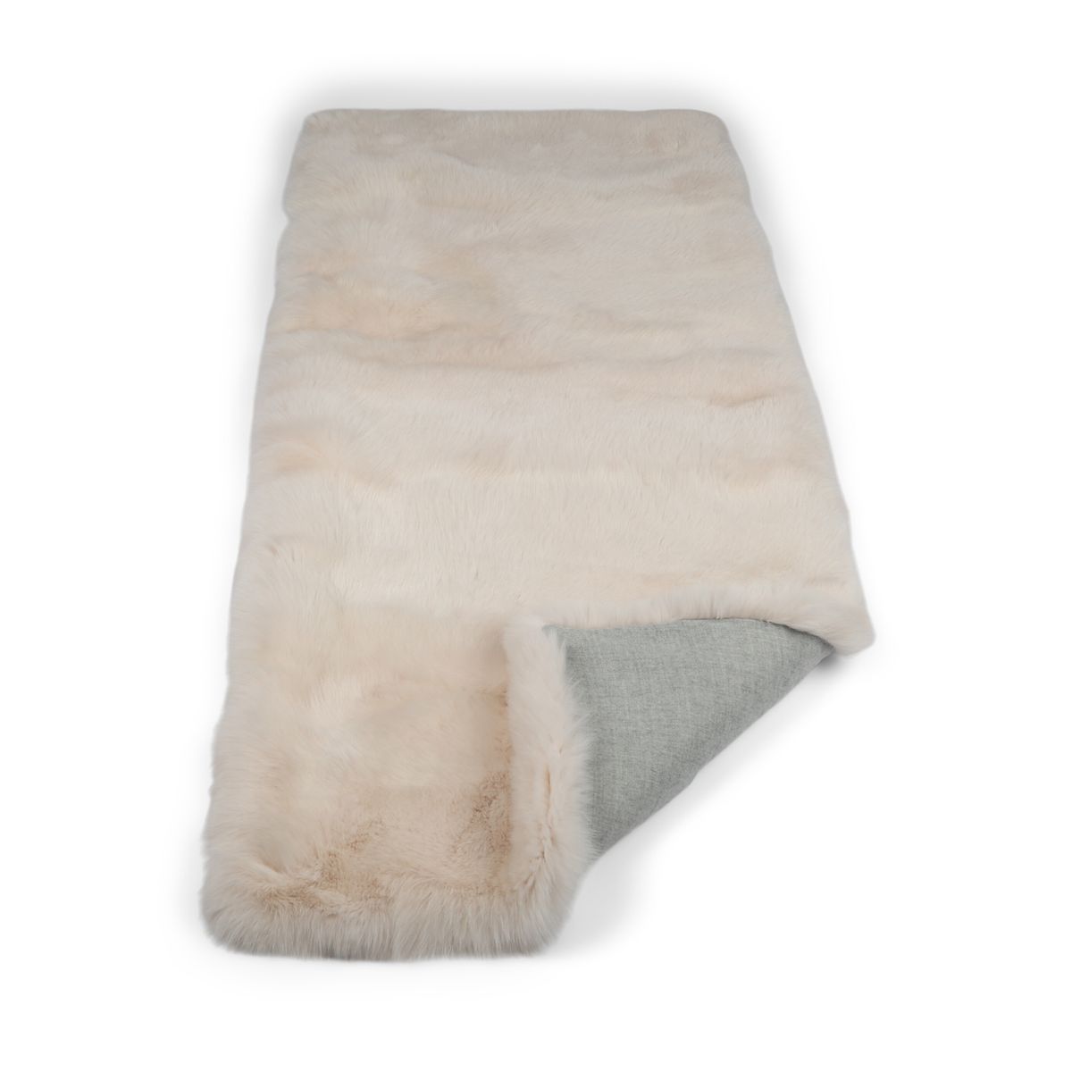 Premium Fuchsdecke | Norwegen | Kaschmirrückseite | Hellpink | 200x70 cm