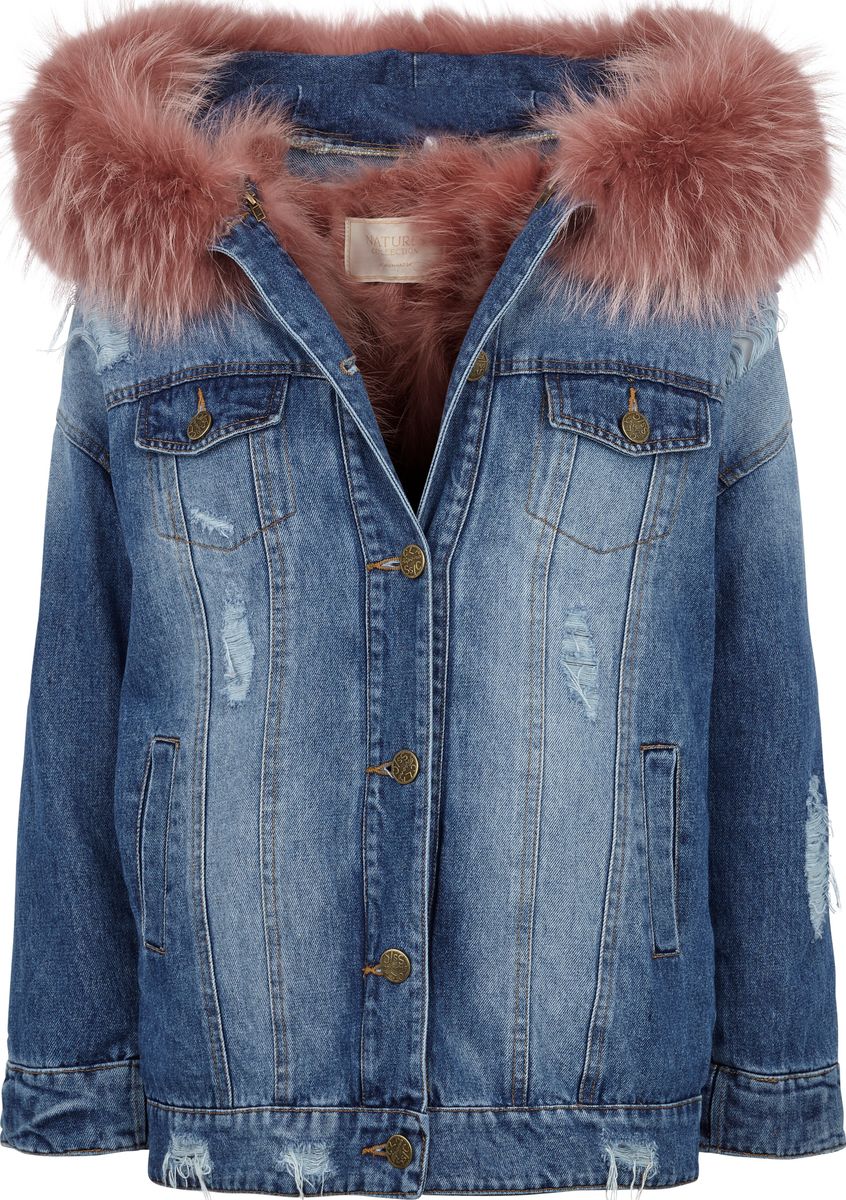 Riley Jacke | Denim, Waschbär