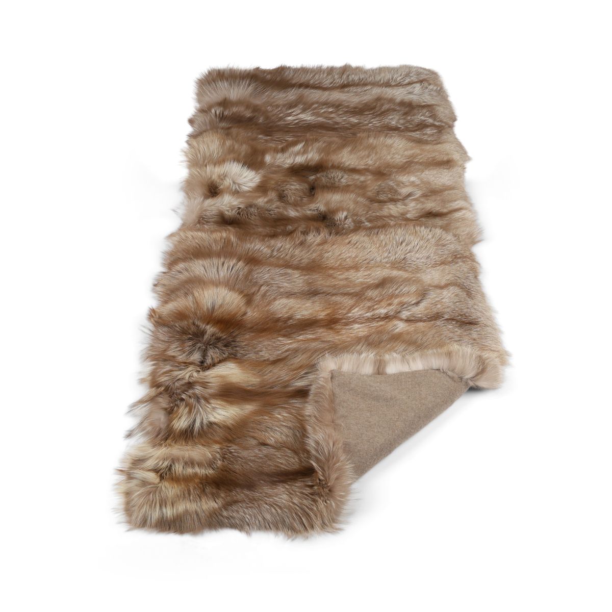 Premium Fuchsdecke | Norwegen | Kaschmirrückseite | Pastel | 160x70 cm