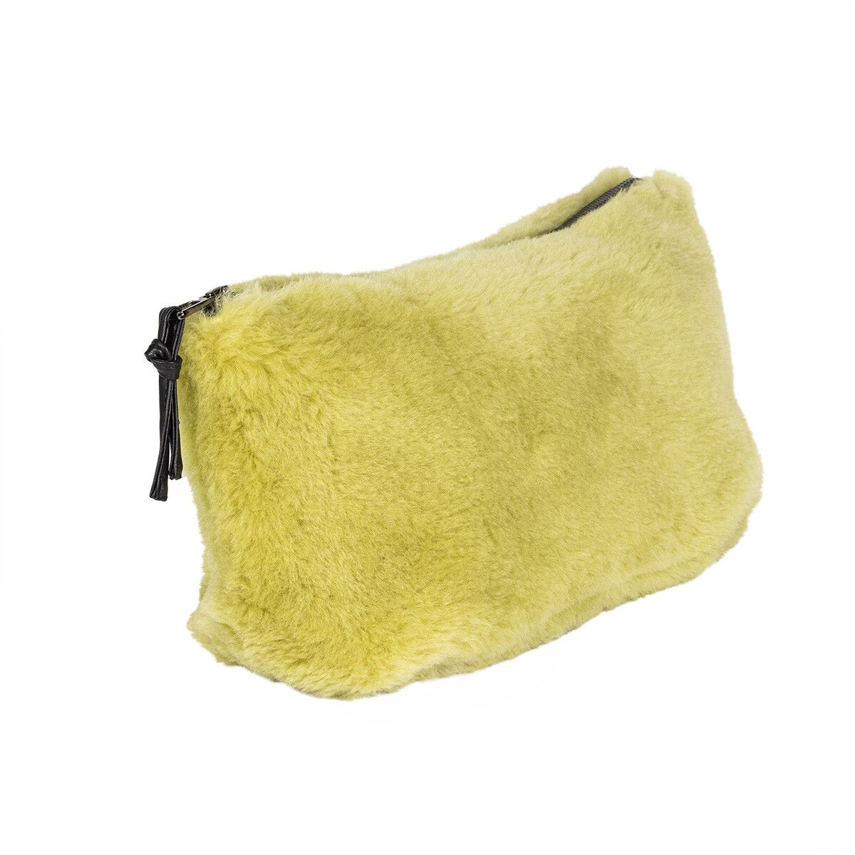 Maxi Havana Clutch | Lammwolle Grün