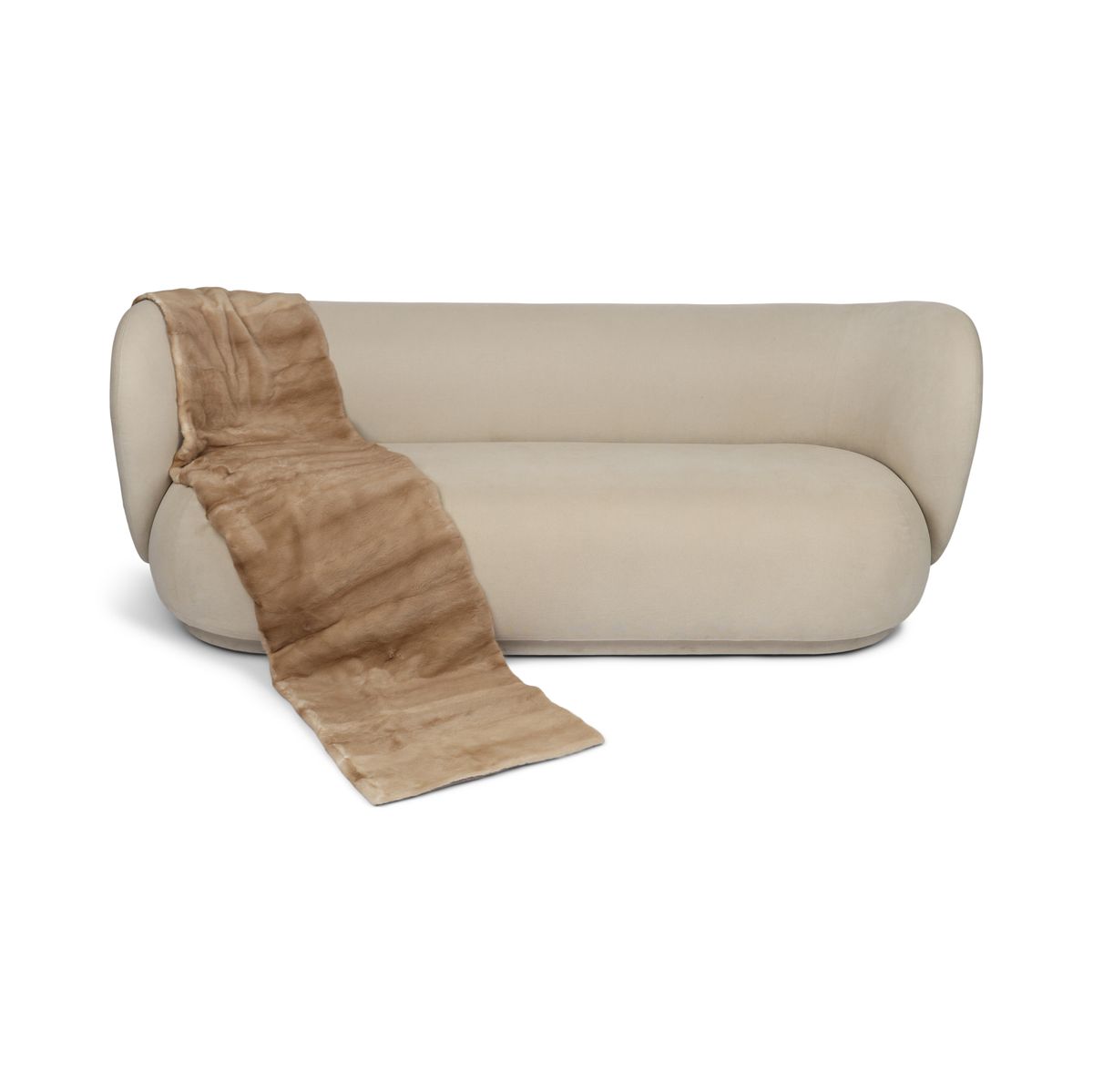 Nerzdecke | Kaschmirrückseite | Palomino | 50x204 cm