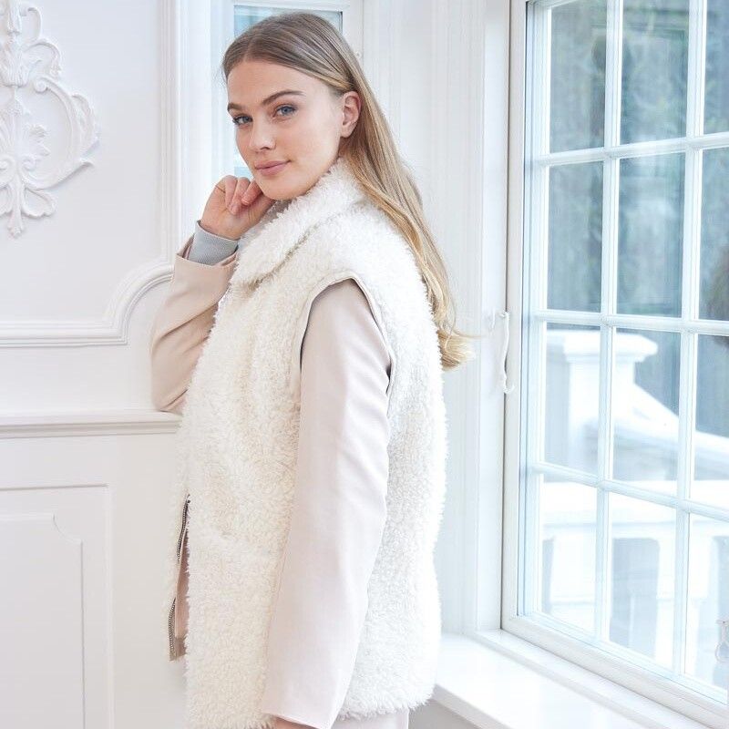 Ivette Weste | Lammwolle Beige