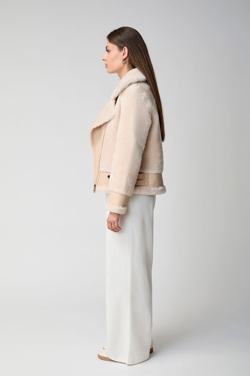 Annalon Jacke | Doubleface Beige
