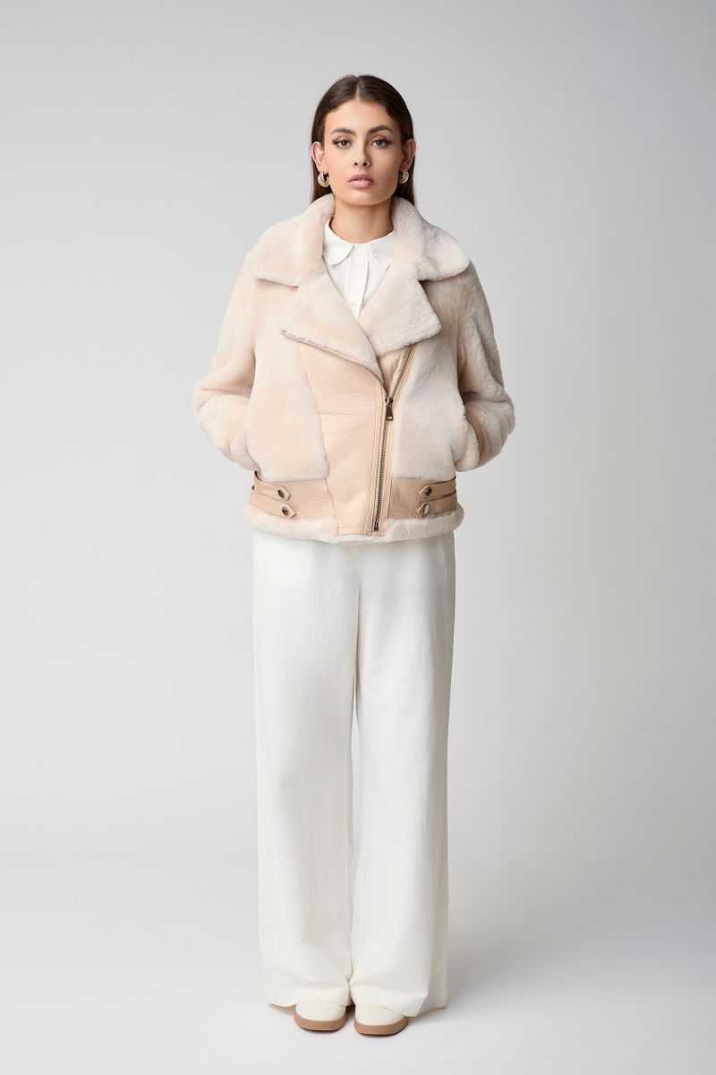 Annalon Jacke | Doubleface Beige