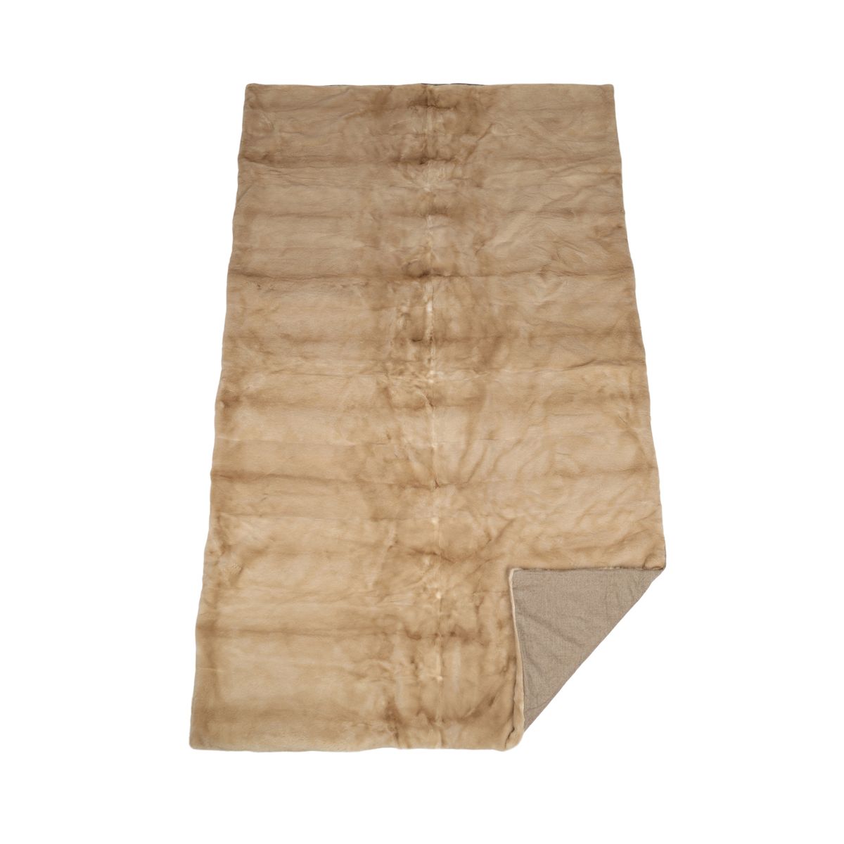 Nerzdecke | Kaschmirrückseite | Palomino | 120x220 cm