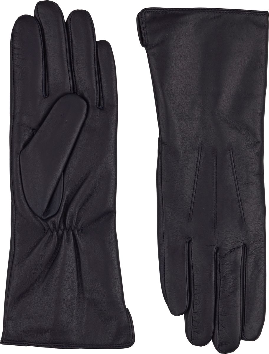 Kennedy Lange Lederhandschuhe Marineblau (Dunkel)