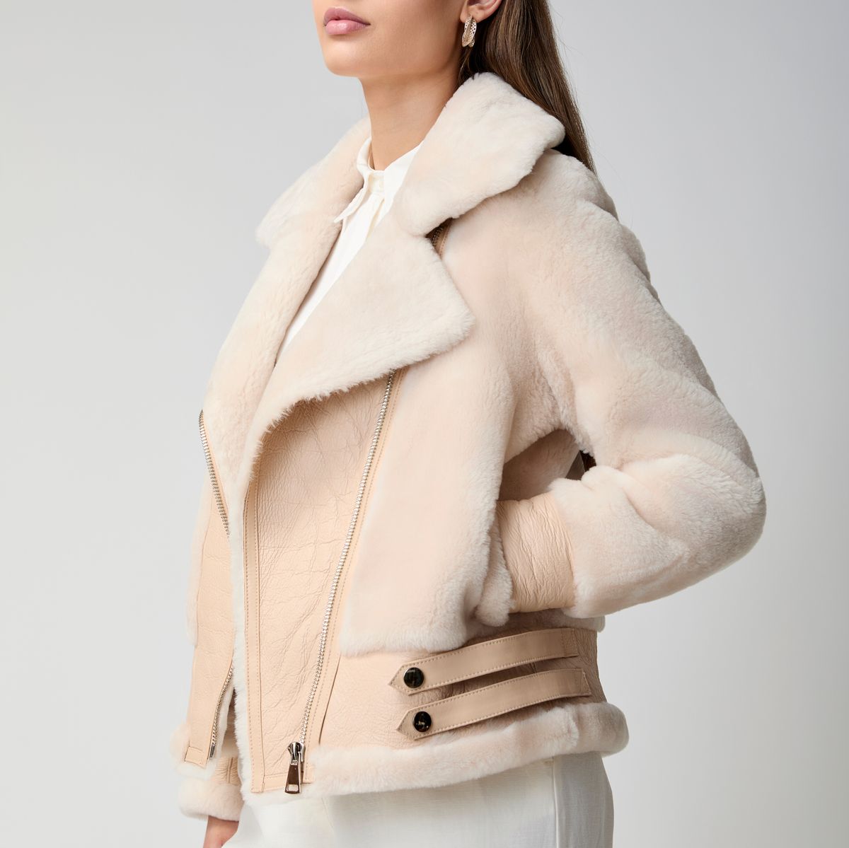 Annalon Jacke | Doubleface Beige