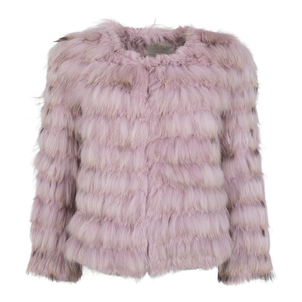 Lucy Jacke | Kaninchen, Waschbär Helllila