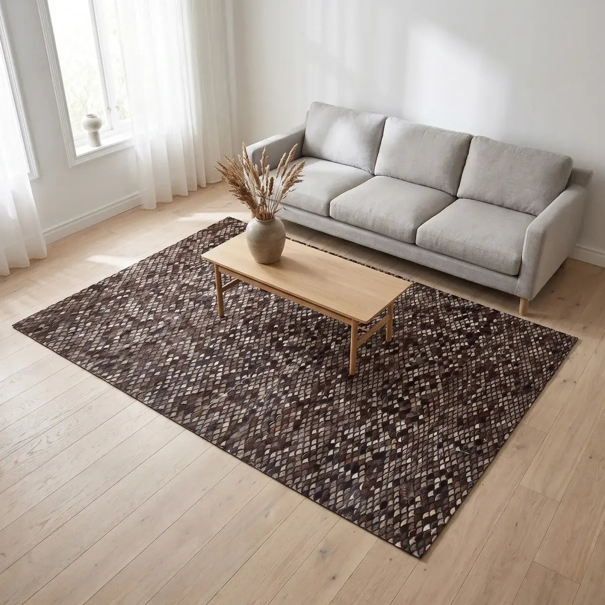 Kuhfell Design Teppich | Brasilien | 200x300 cm | 170x240 cm