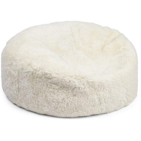 Lammfell Sitzsack | Kurzhaar | Neuseeland Weiß
