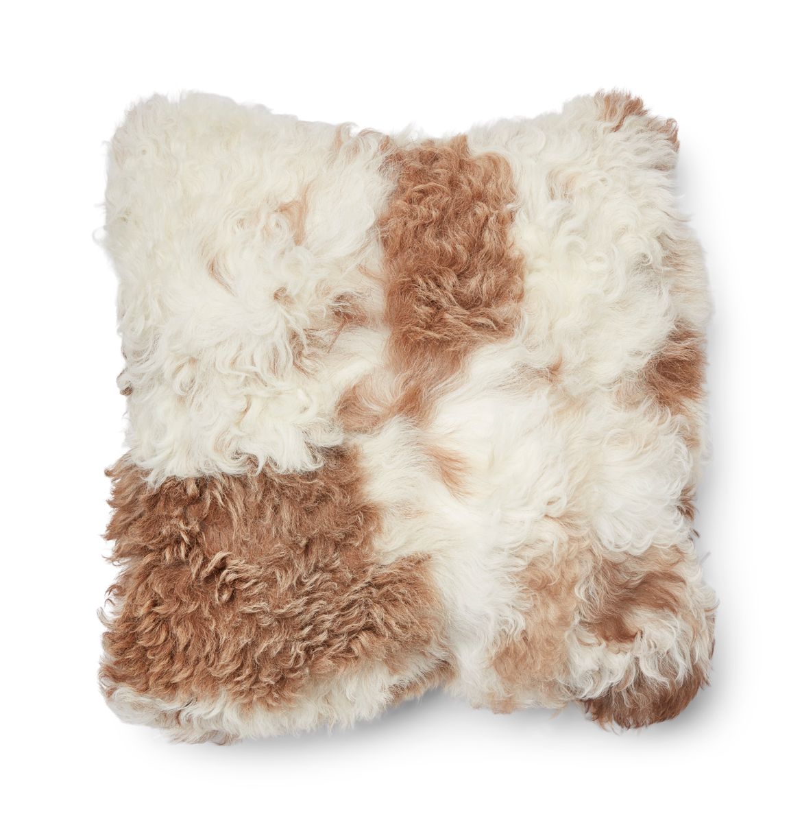 Lammfellkissen | Tigrado Lammfell | Spanien Braun/Beige Mix