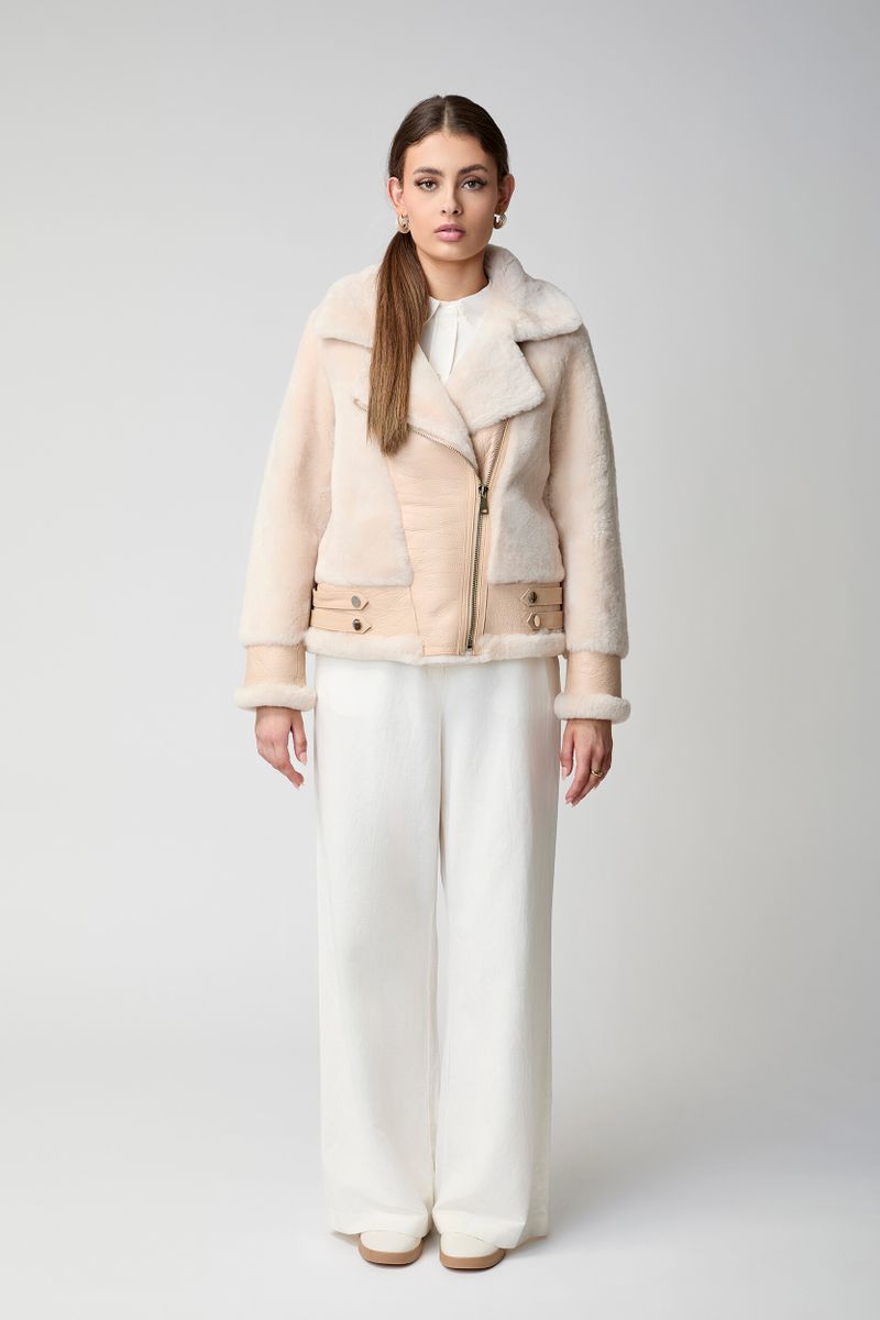 Annalon Jacke | Doubleface Beige