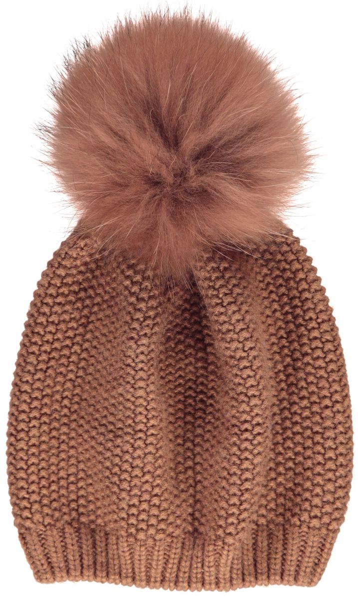Stella Beanie | Wolle, Waschbär Rost/Rost