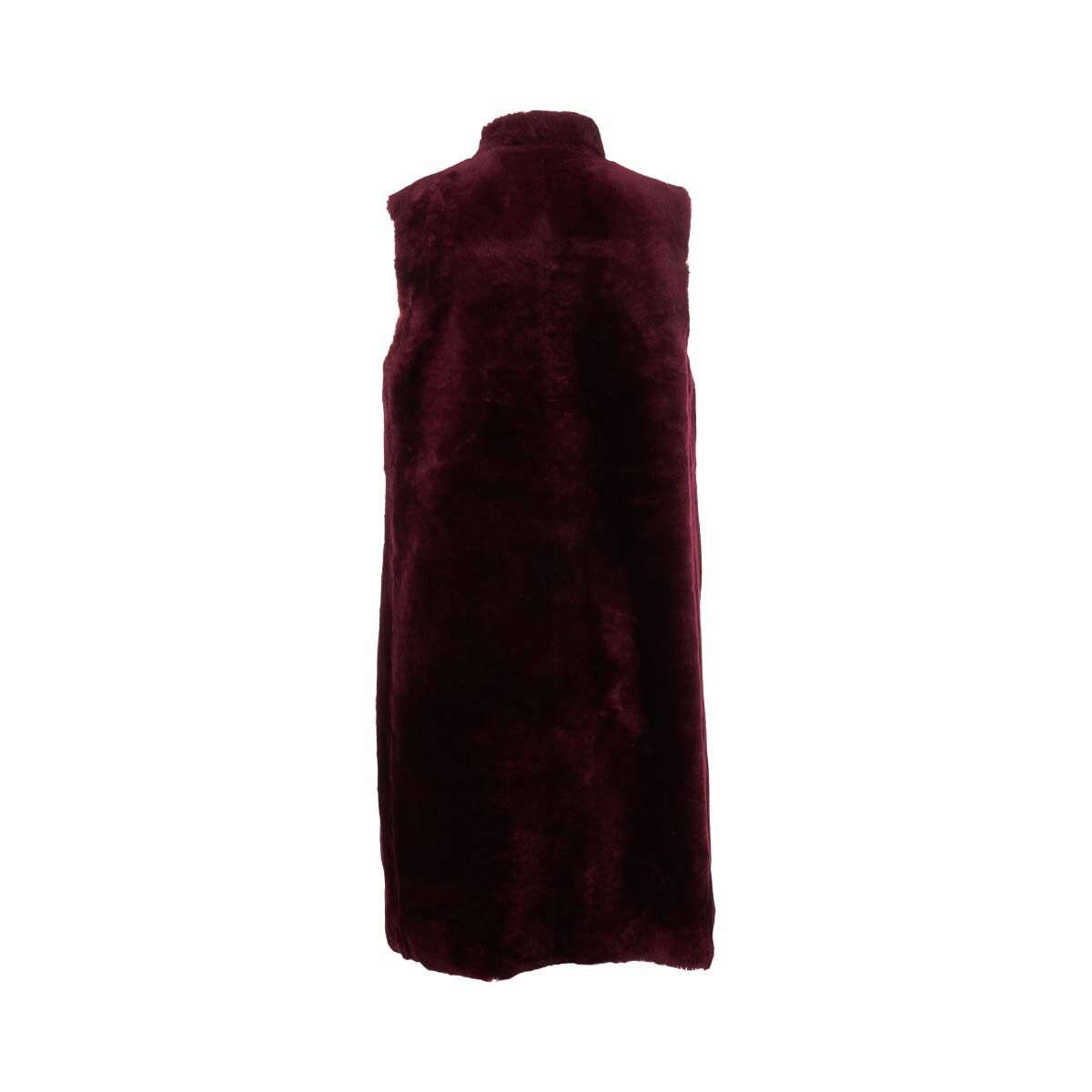 Carmen Weste | Shearling Bordeaux