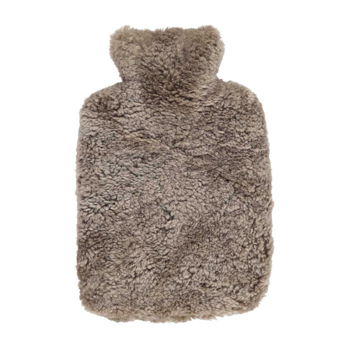 Lammfell Wärmflasche | Kurzhaar | Neuseeland | 37x27 cm Taupe
