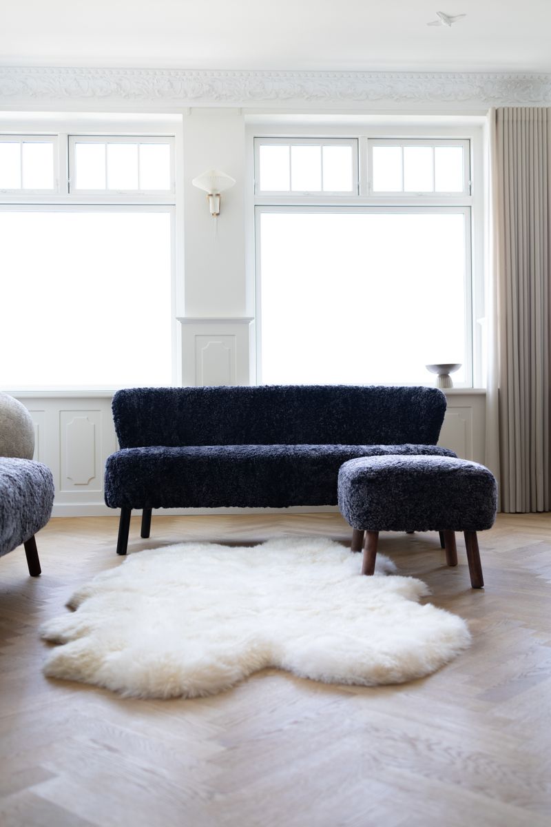 Emanuel 3-Sitzer Sofa | Dreisitzer | Design Möbel Schwarz