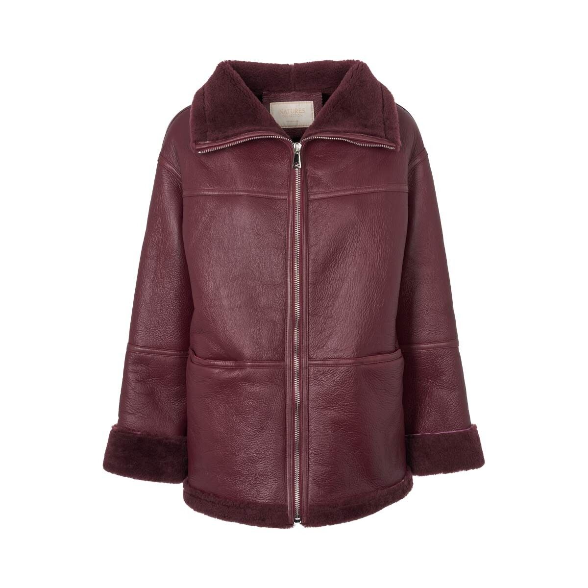 Karina Jacke | Shearling Bordeaux