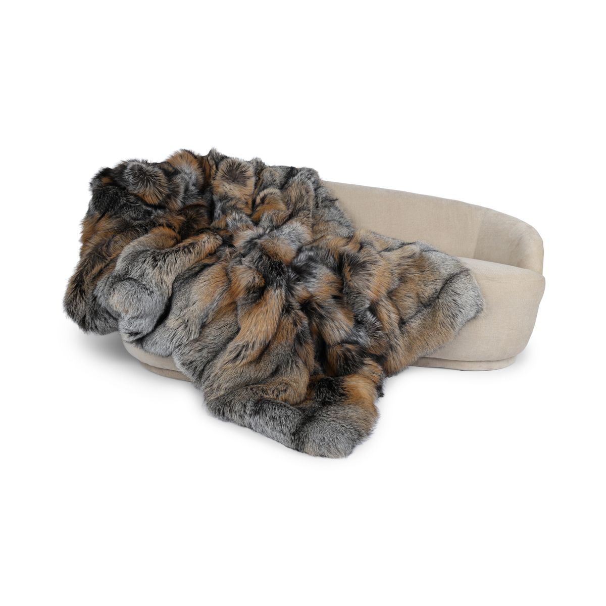 Premium Fuchsdecke | Norwegen | Kaschmirrückseite | 155x220 cm