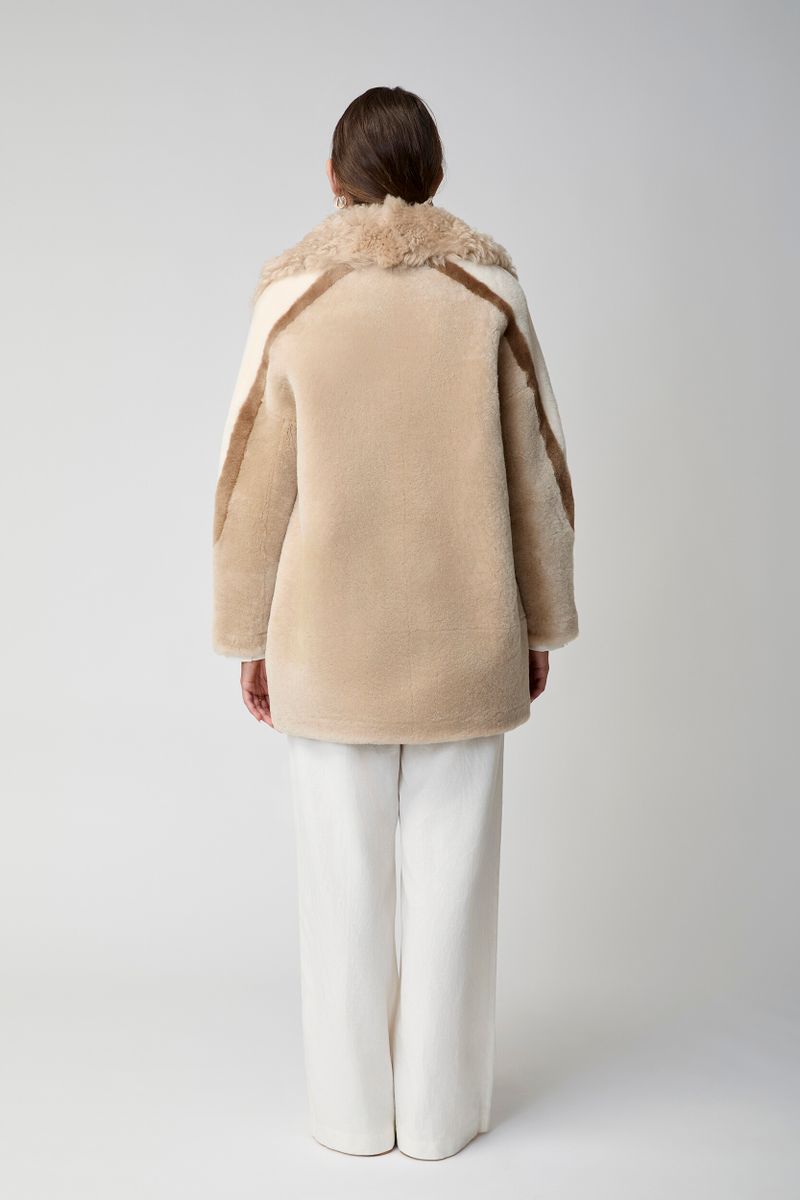 Anika Jacke | Doubleface Beige/Brun