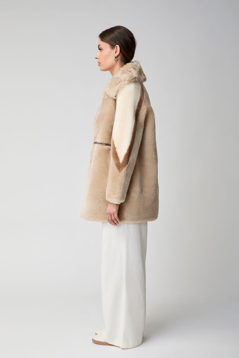 Anika Jacke | Doubleface Beige/Brun