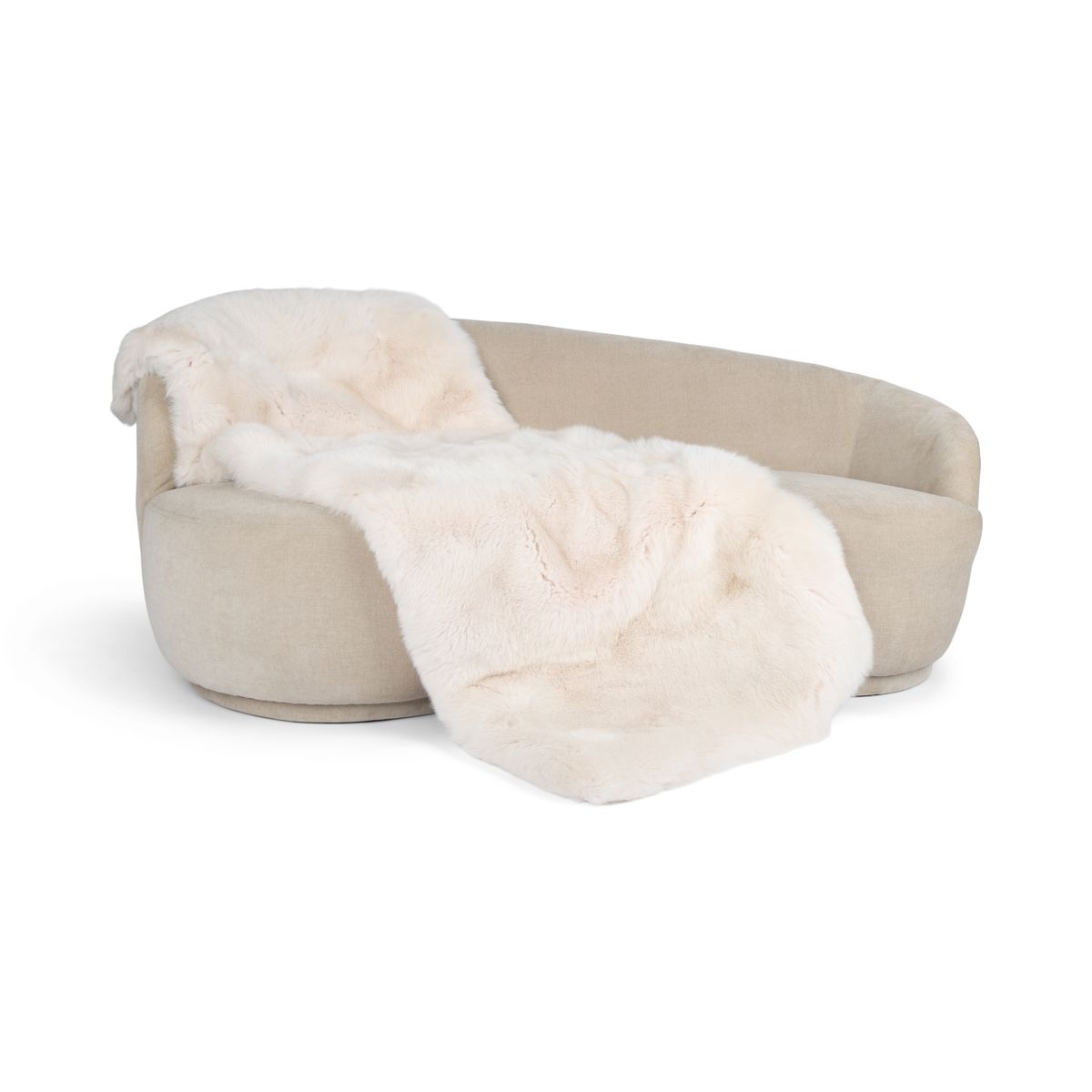 Premium Fuchsdecke | Norwegen | Kaschmirrückseite | Hellpink | 200x70 cm