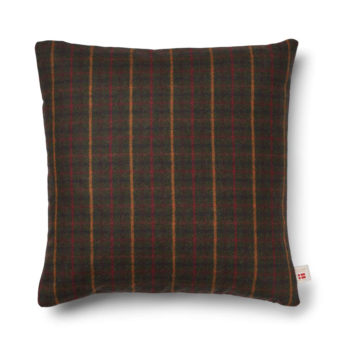 Checked Collection, Doublesided Cushion 100 % wool. Size: 52x52 cm.