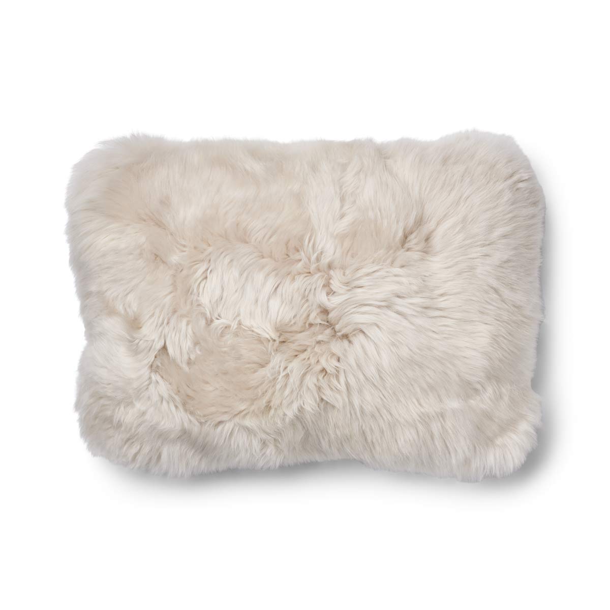 Classic Collection, Cushion One Side 100% Wool, One Side LW New Zealand Sheepskin. Size: 34x52 cm.